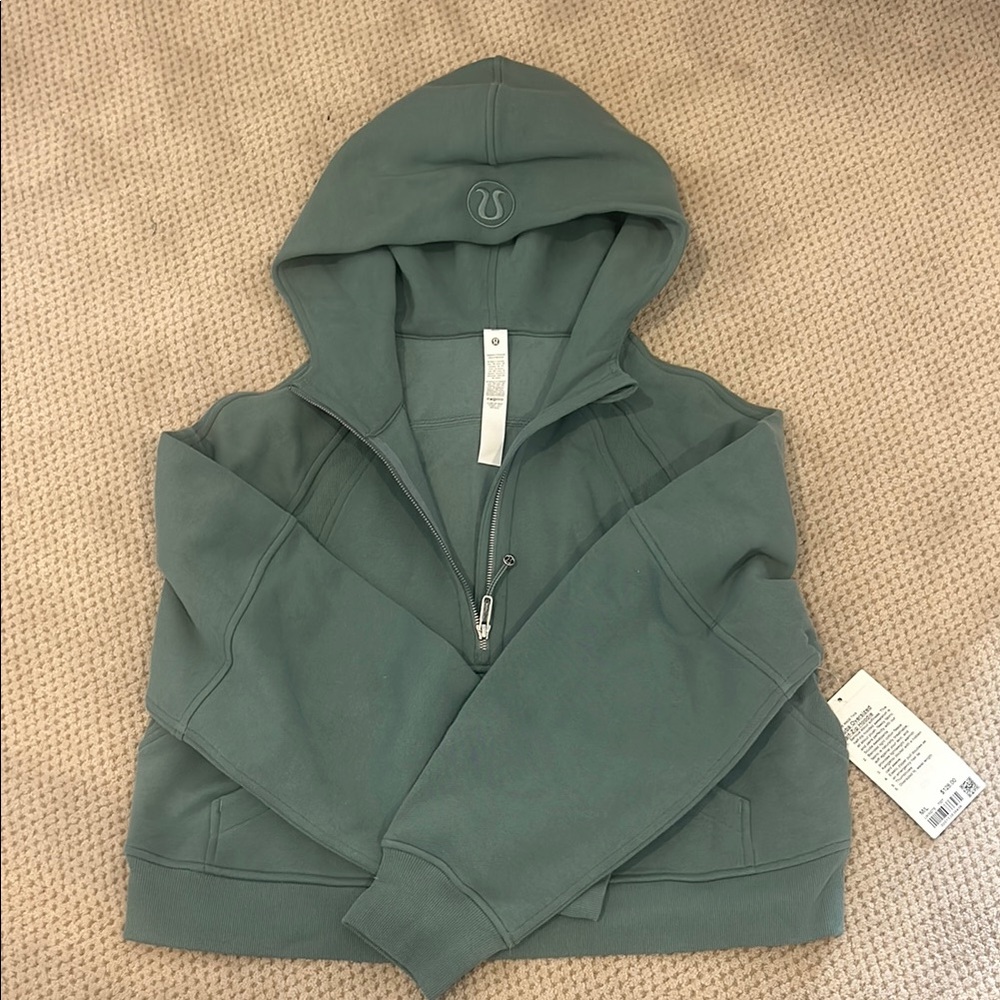 Lululemon Green Zip-Up Hoodie
